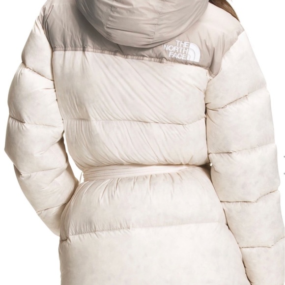 The North Face Women's Nuptse Belted Mid-Length Jacket - Picture 2 of 14